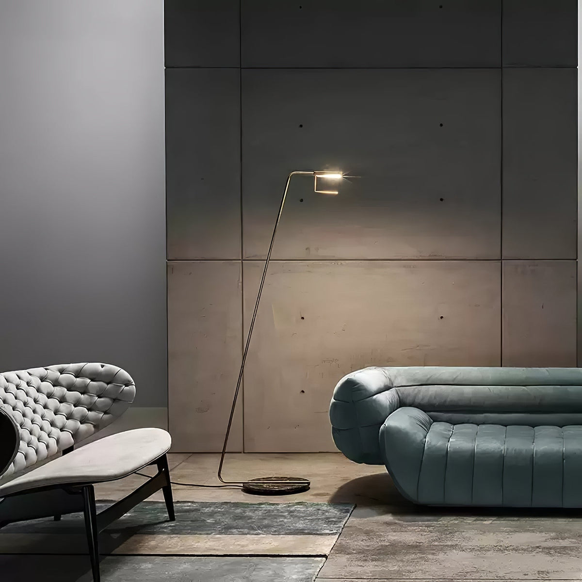 Petivine Minimalist Marble Floor Lamp