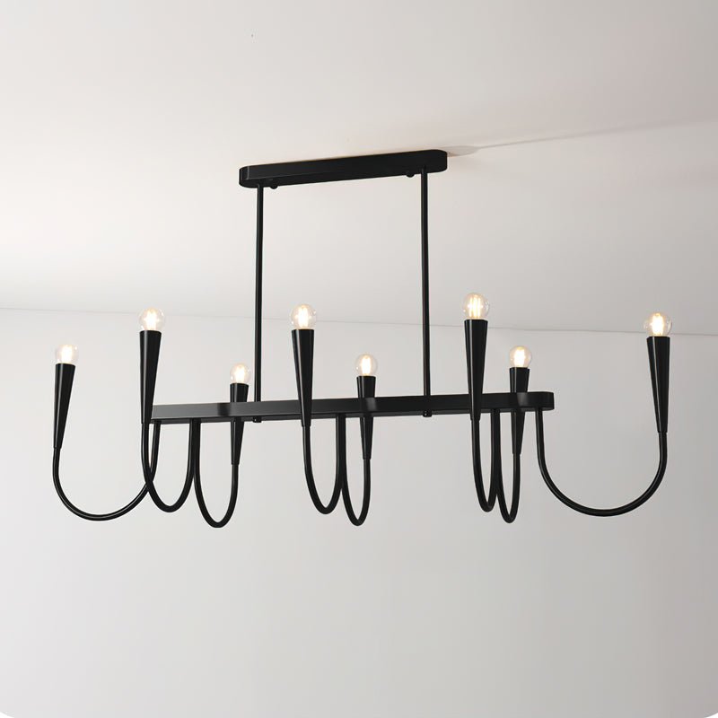 Oriiora Chandelier Gold Symphony Curved Elegant