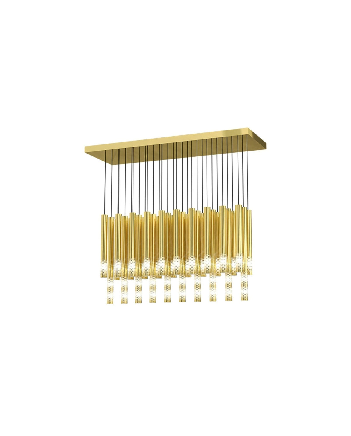 Ovynira Gold Rod Chandelier