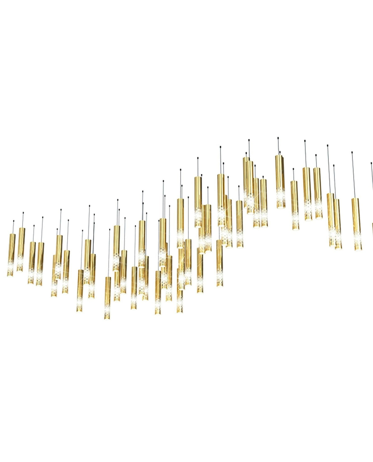Ovynira Gold Rod Chandelier