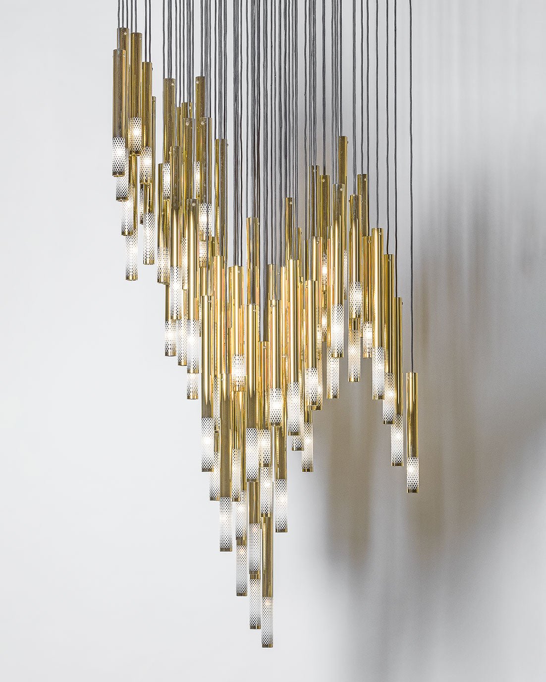Ovynira Gold Rod Chandelier