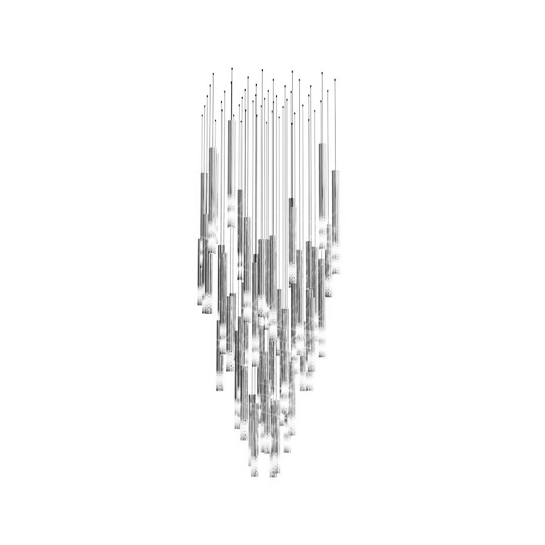 Ovynira Gold Rod Chandelier