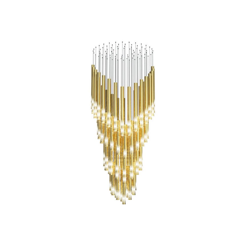 Ovynira Gold Rod Chandelier