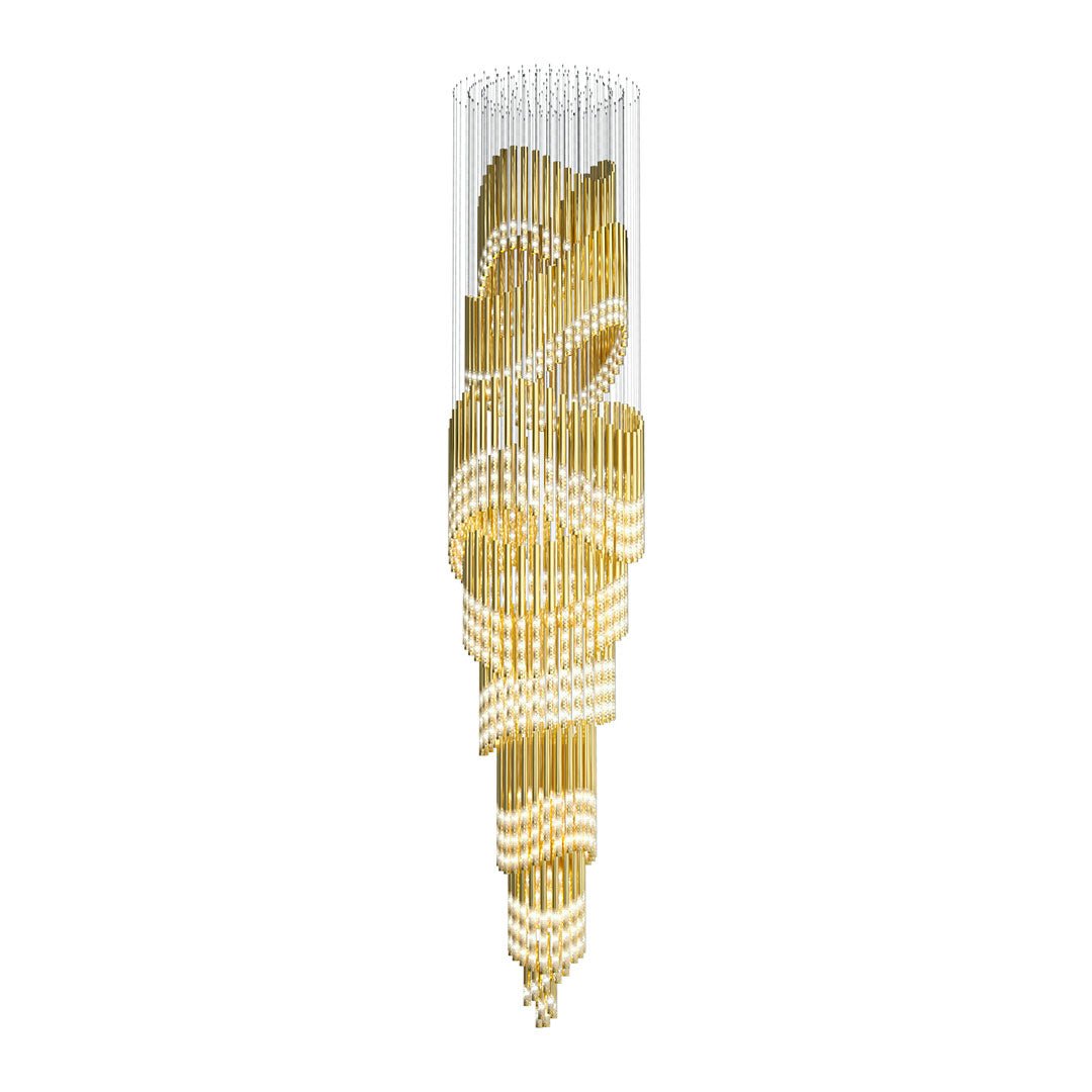 Ovynira Gold Rod Chandelier