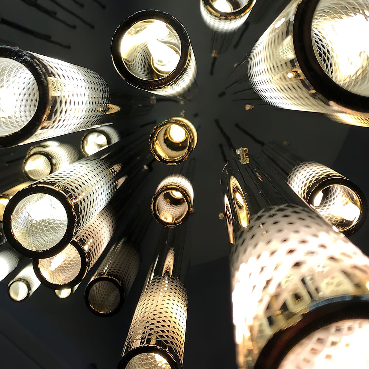 Ovynira Gold Rod Chandelier