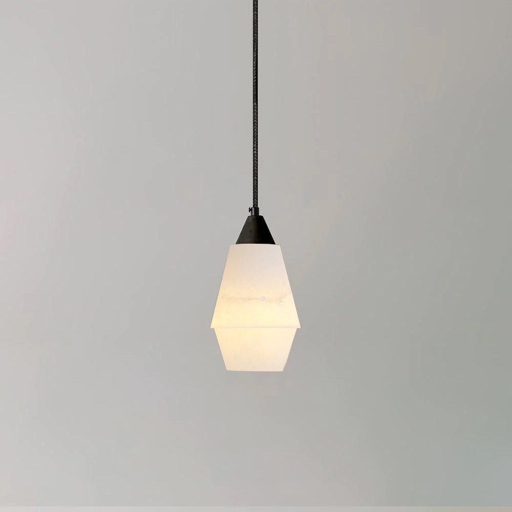 Ostara Brass & Alabaster Pendant Lamp