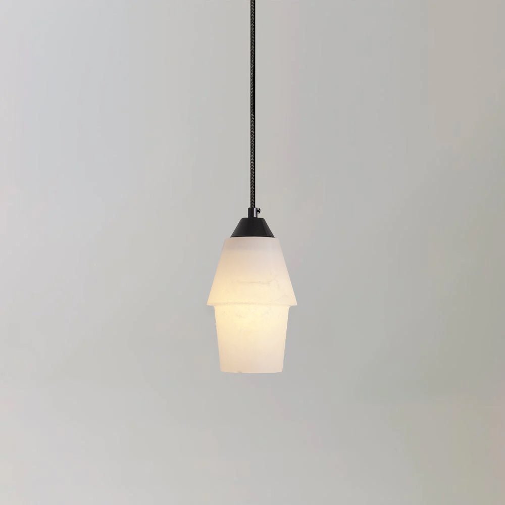 Ostara Brass & Alabaster Pendant Lamp