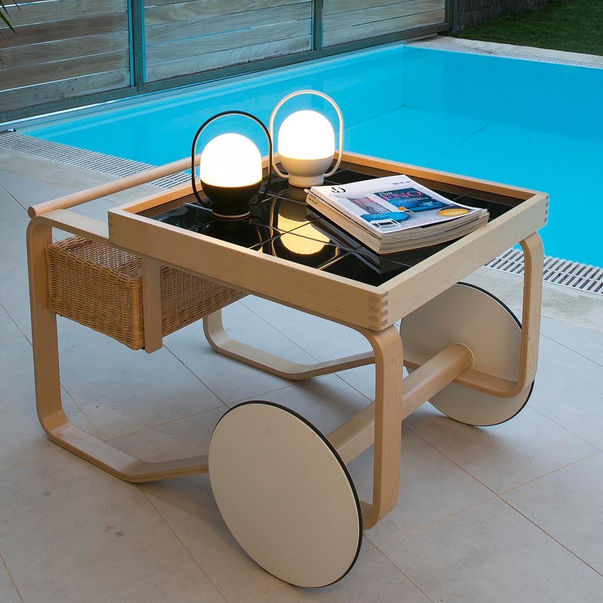 Orb Modern Glass Table Lamp