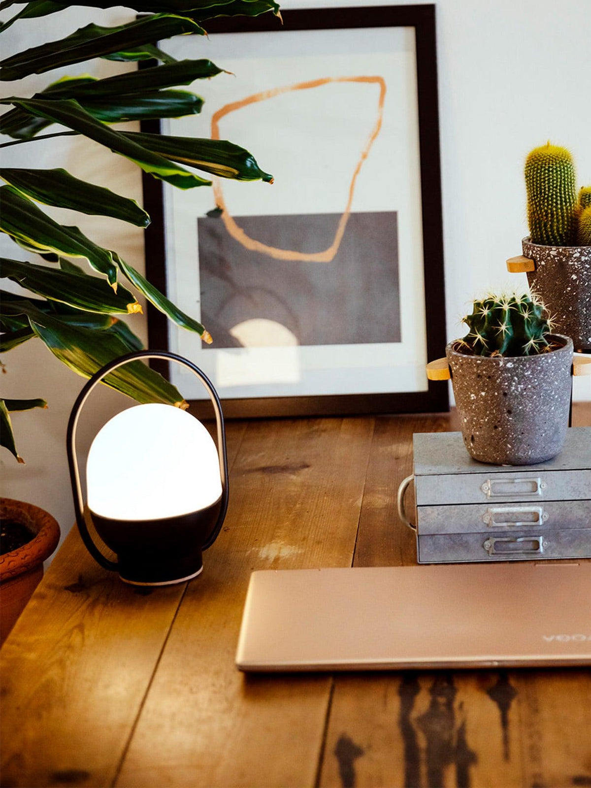 Orb Modern Glass Table Lamp