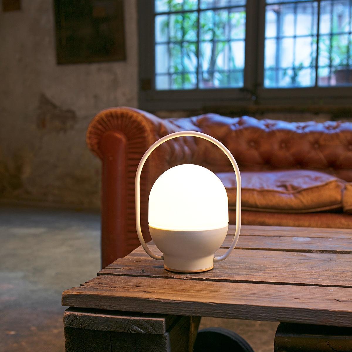 Orb Modern Glass Table Lamp