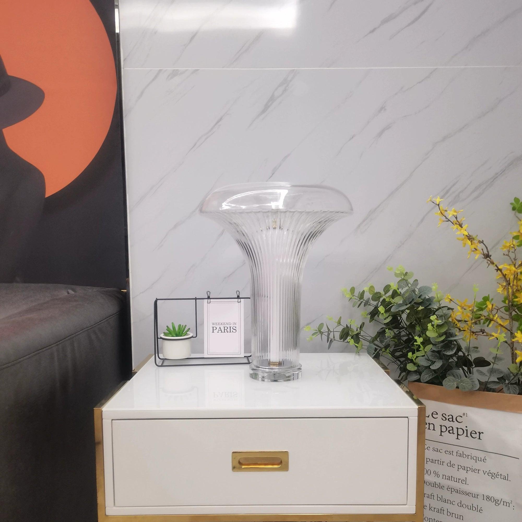 Carl Modern Glass Table Lamp