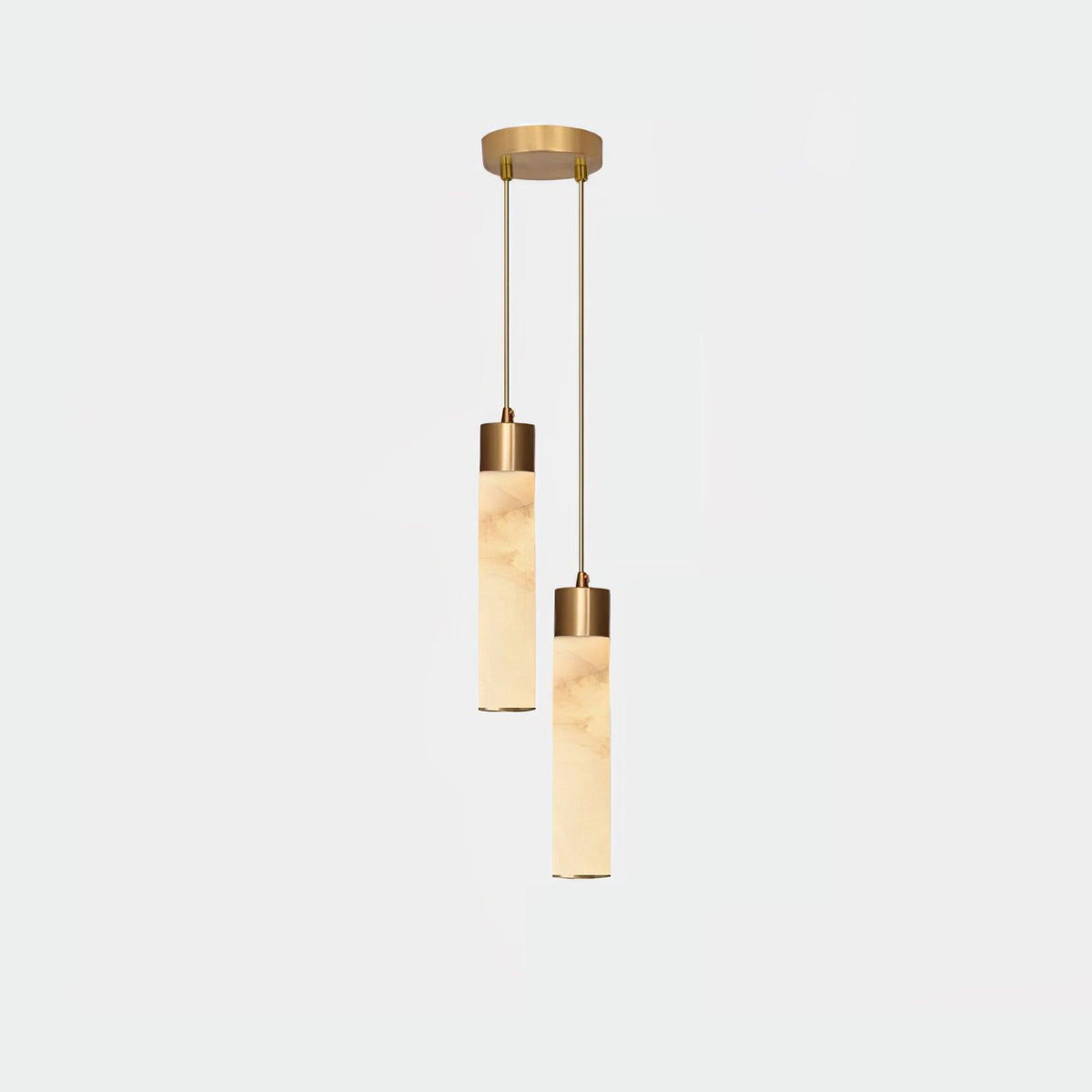 Rin Cylinder Alabaster Pendant Light