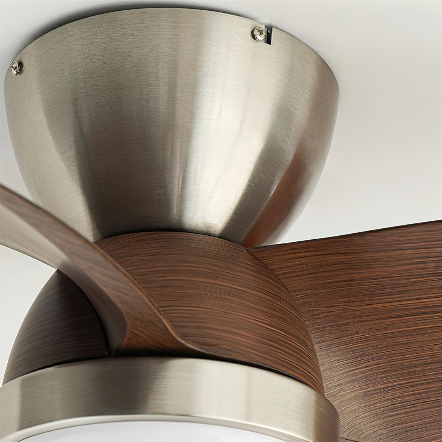 Rinerel Modern Wood Ceiling Fan Light
