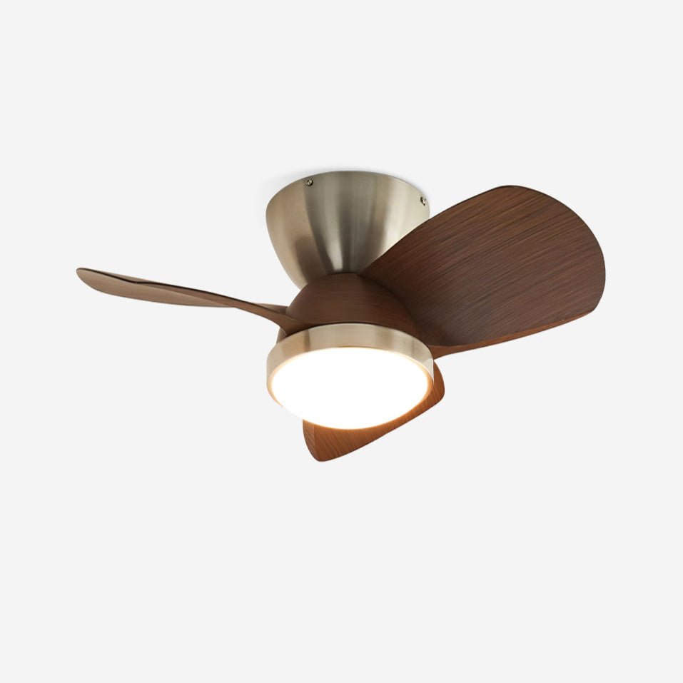Rinerel Modern Wood Ceiling Fan Light