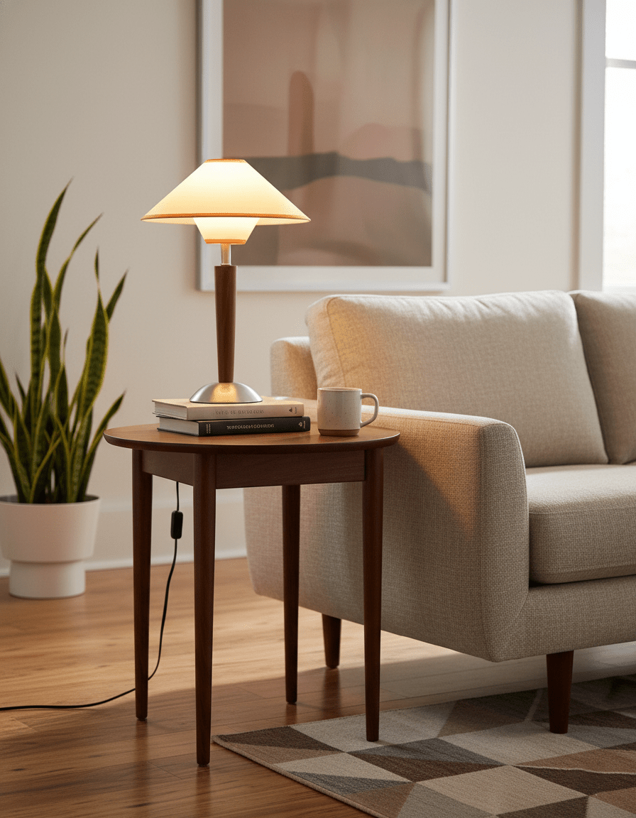 Aureridge Wood Table Lamp