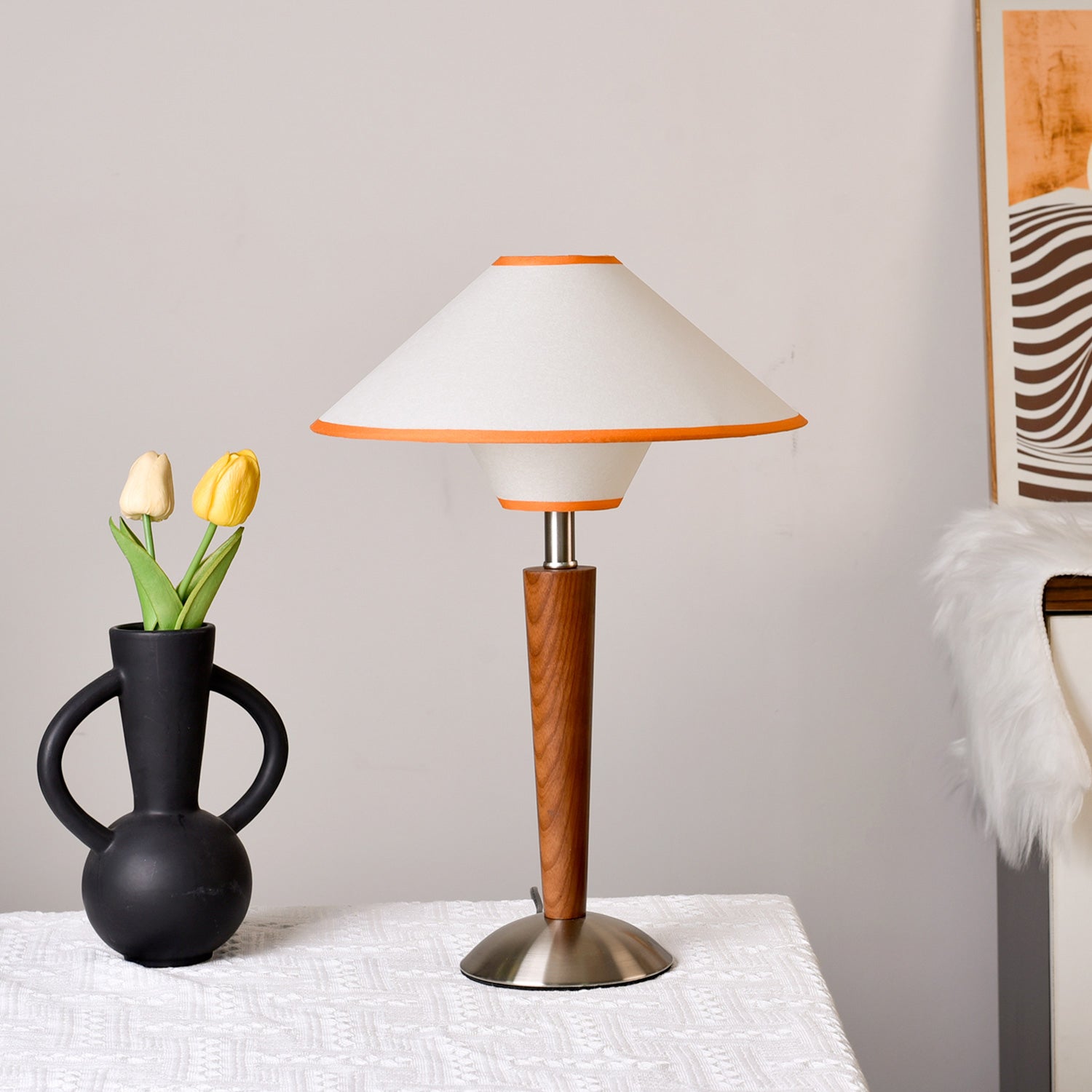 Aureridge Wood Table Lamp