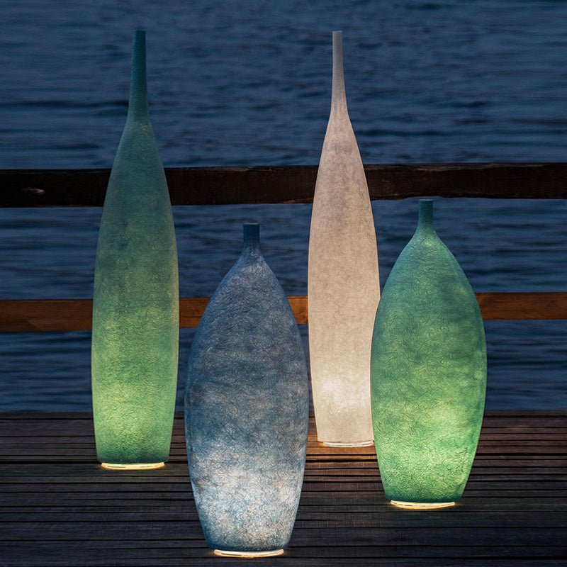 Calvin Modern Resin Floor Lamp - Neutral Decor