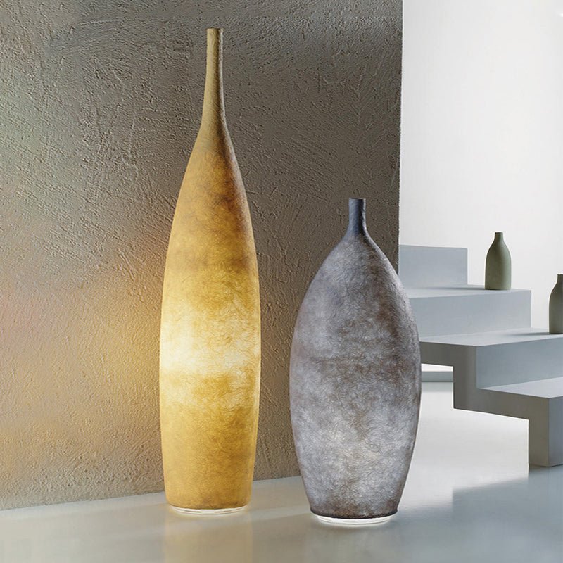 Calvin Modern Resin Floor Lamp - Neutral Decor