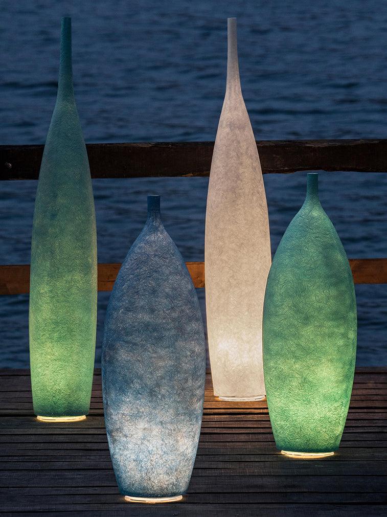 Calvin Modern Resin Floor Lamp - Neutral Decor