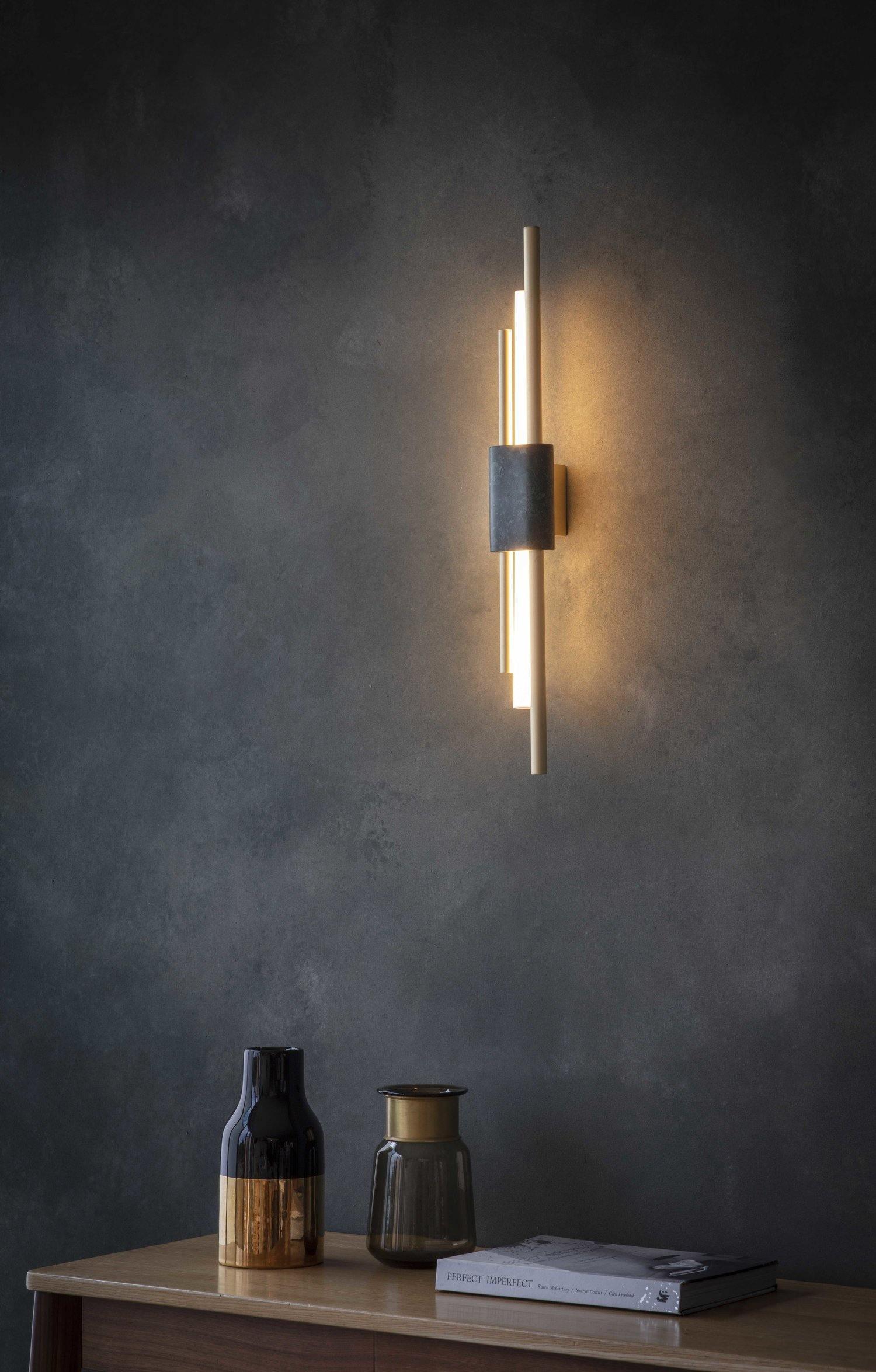 Evely Premium Nordic Art Plug In Marble Wall Light