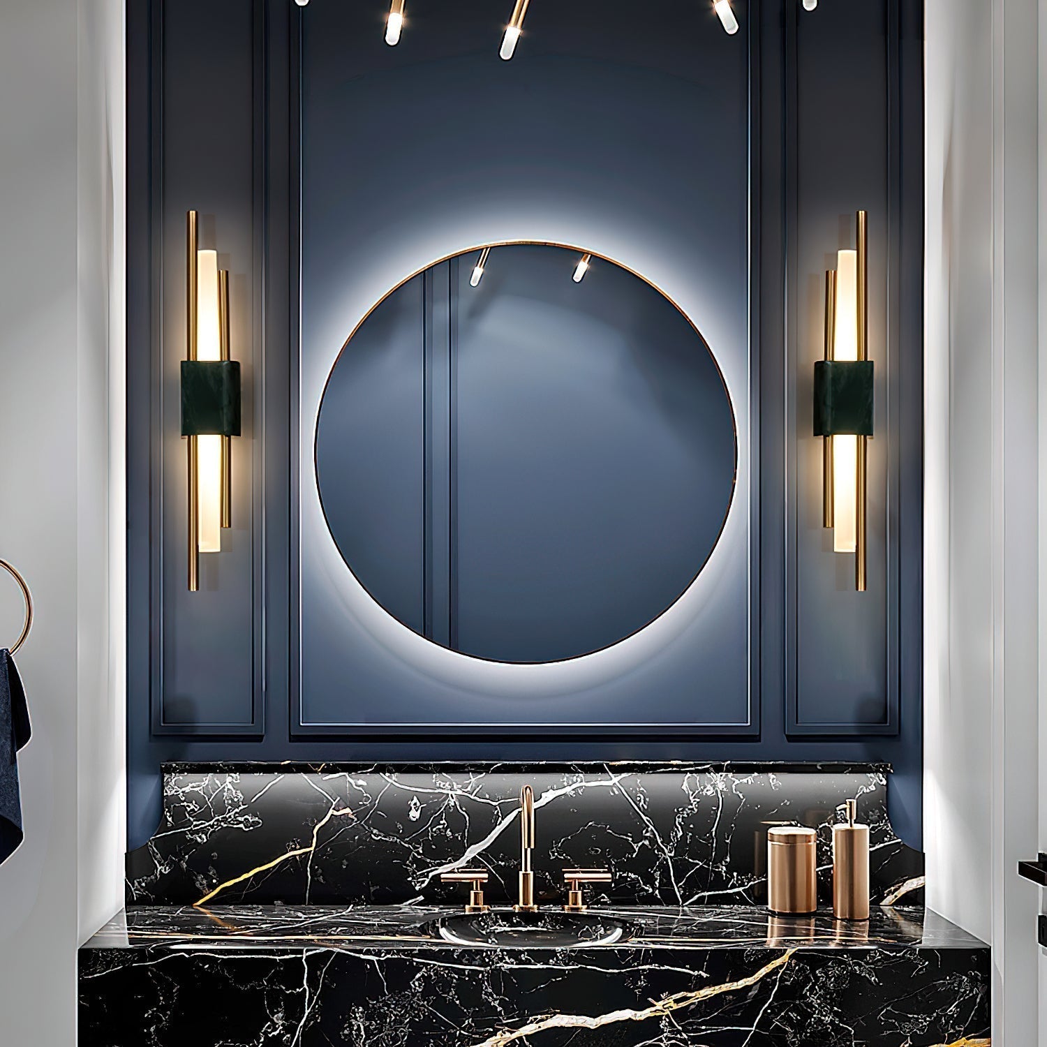 Mirenol Premium Nordic Art Marble Wall Light