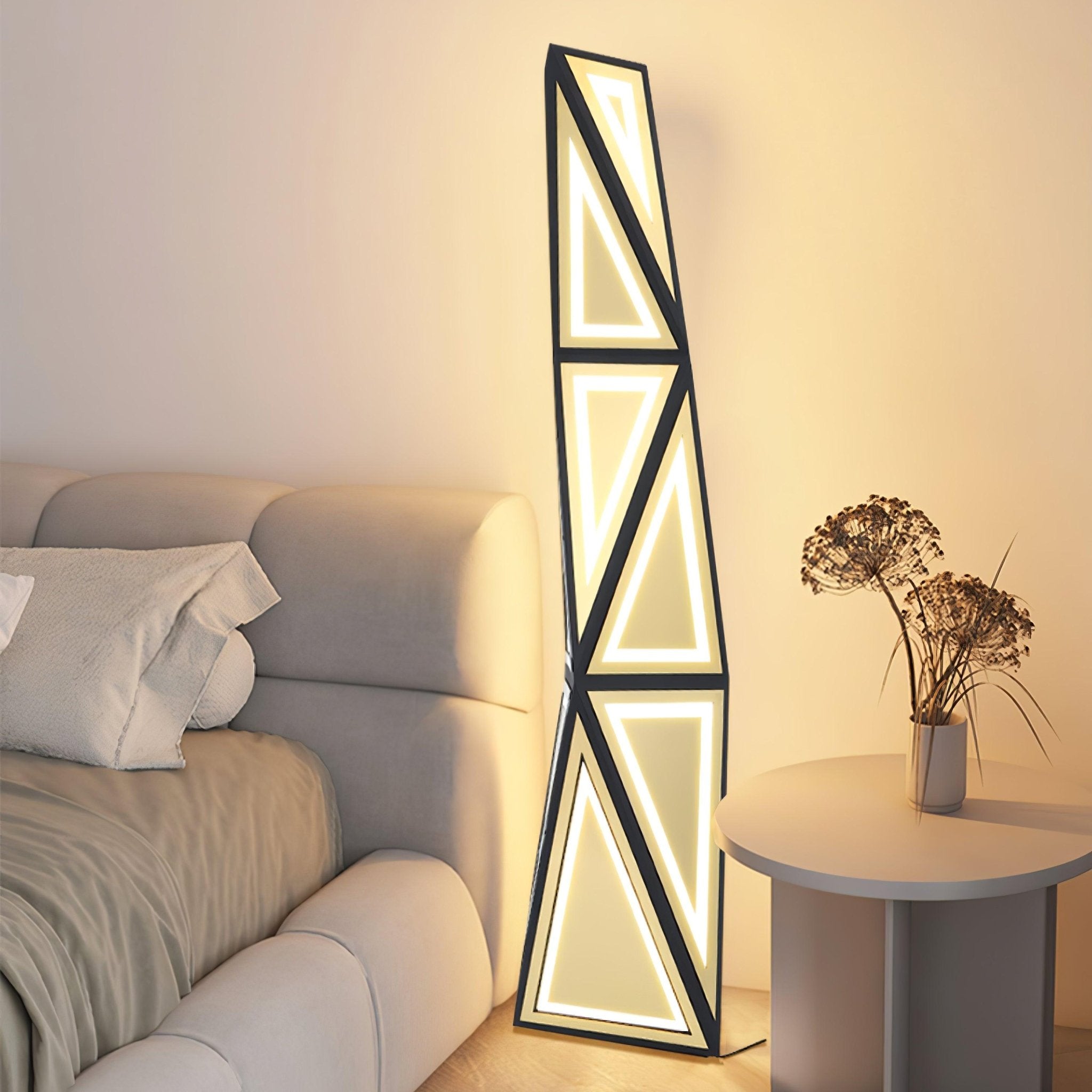 Evvelora Geometric LED Floor Lamp