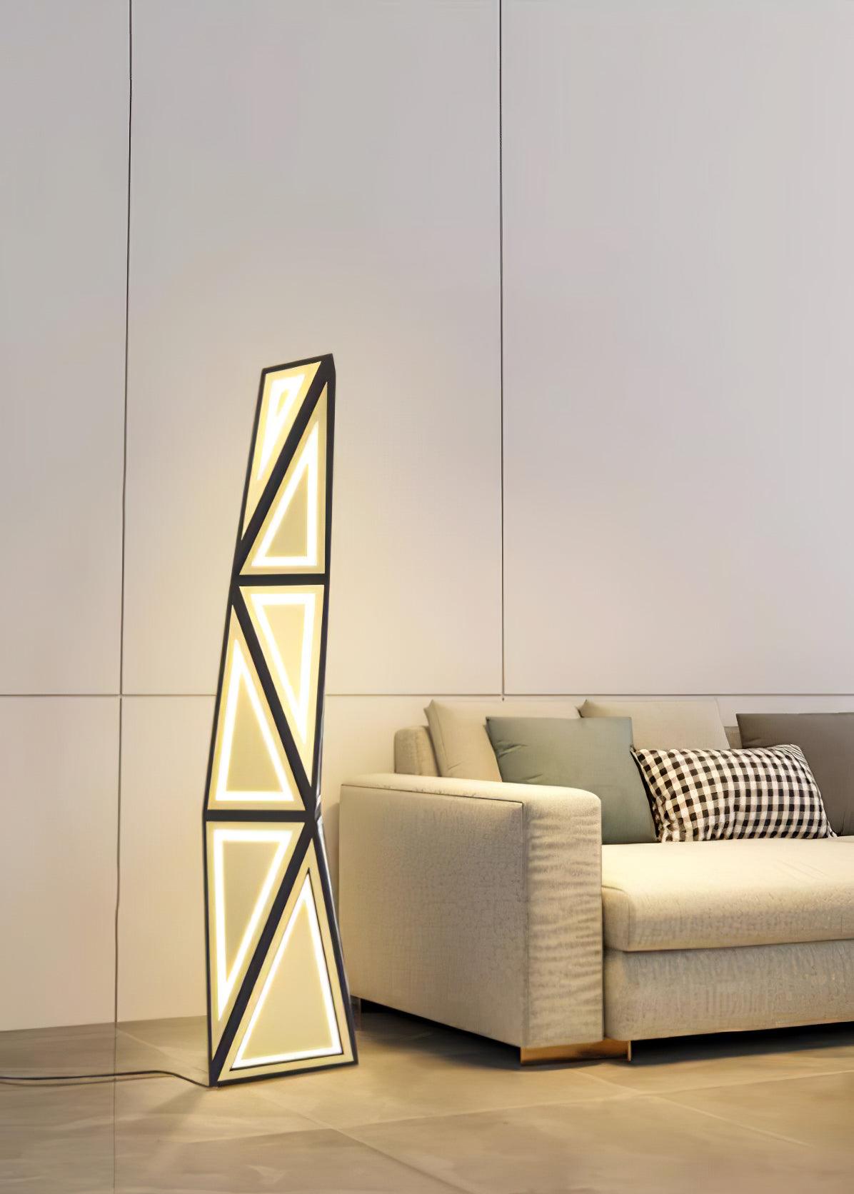 Evvelora Geometric LED Floor Lamp