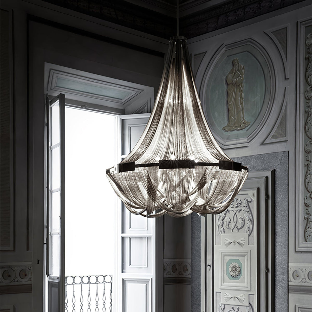 Zylen Chandelier Tassel Aluminum Chain