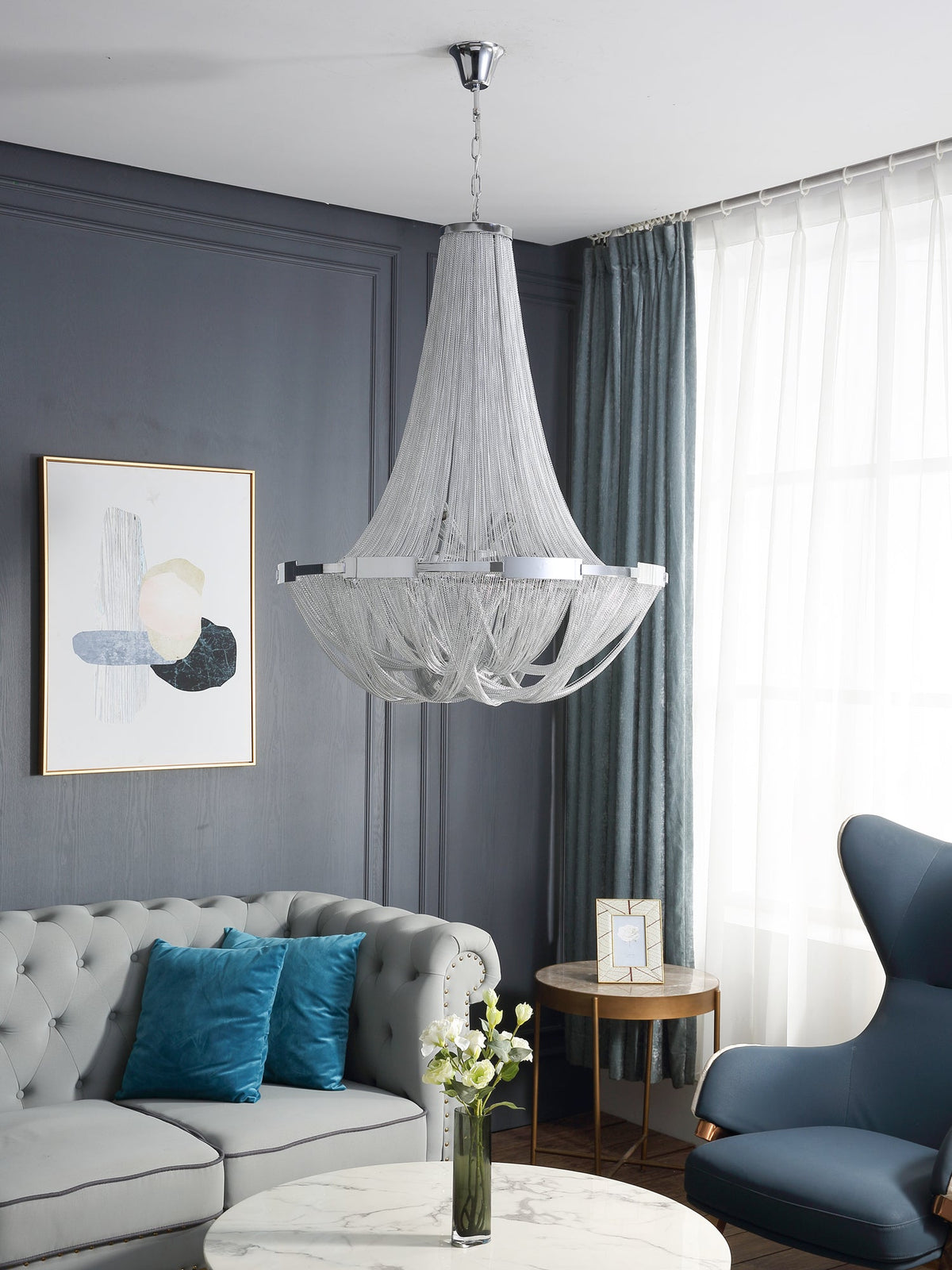 Zylen Chandelier Tassel Aluminum Chain