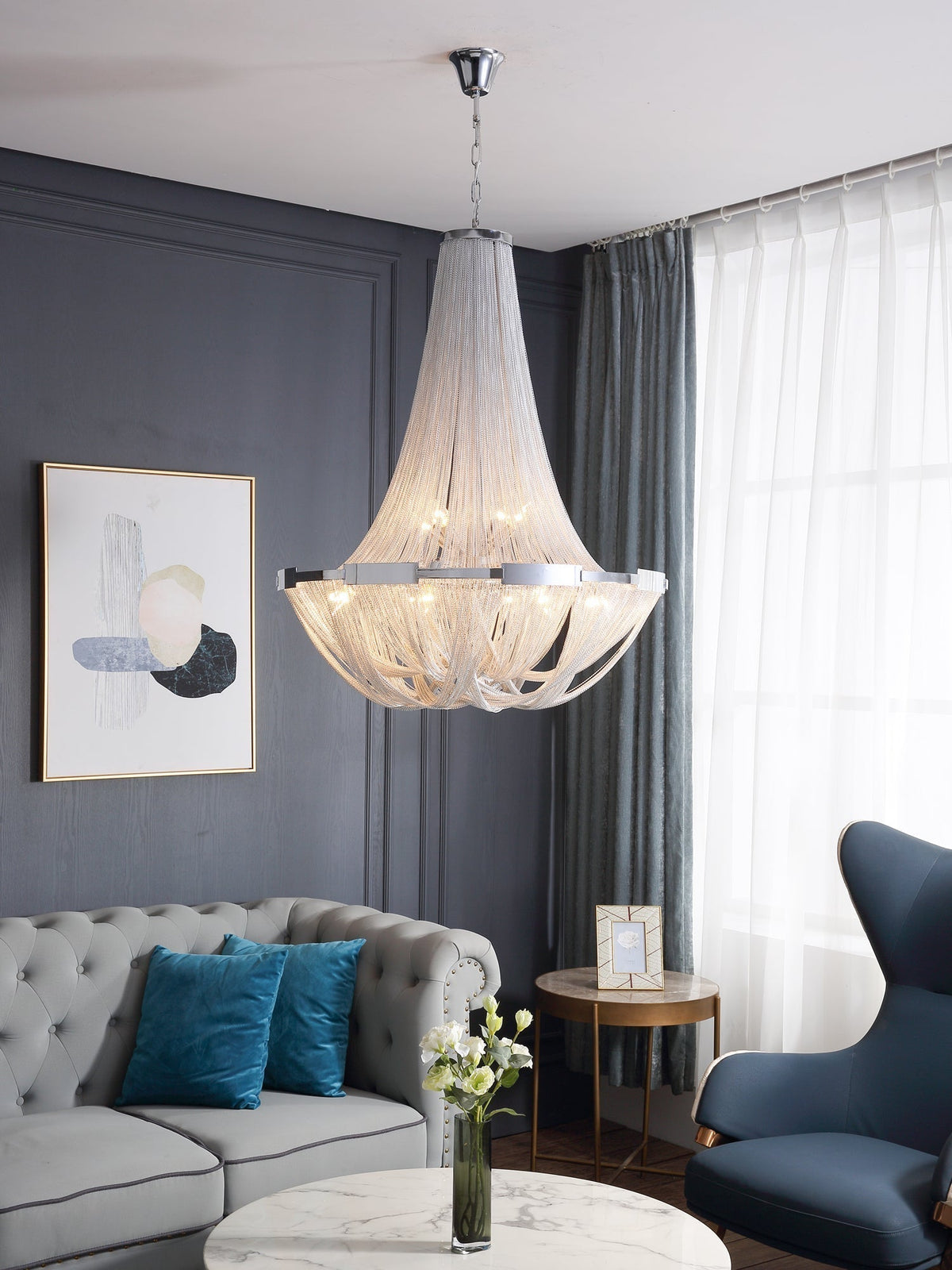 Zylen Chandelier Tassel Aluminum Chain