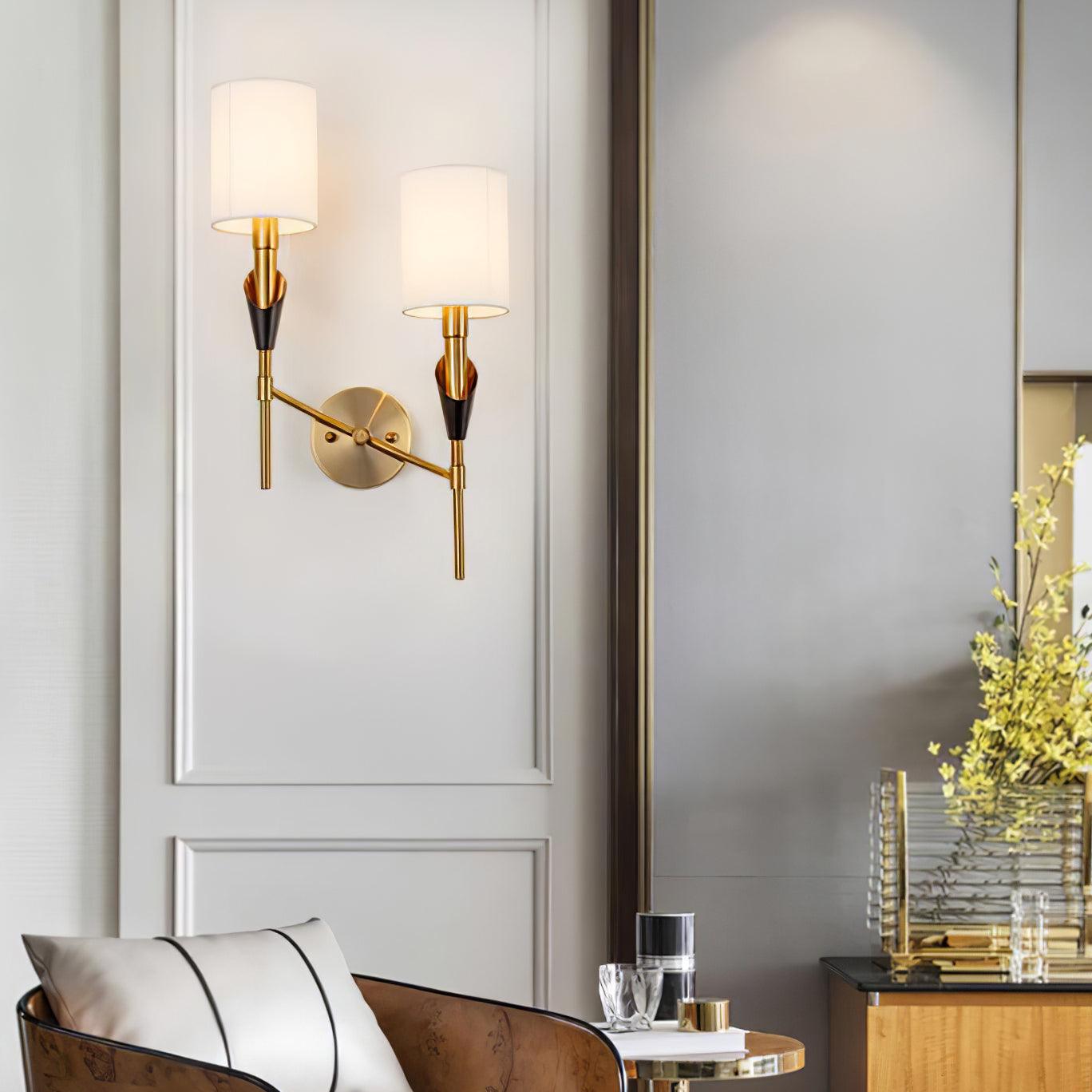 Eurzorira Fabric Wall Light