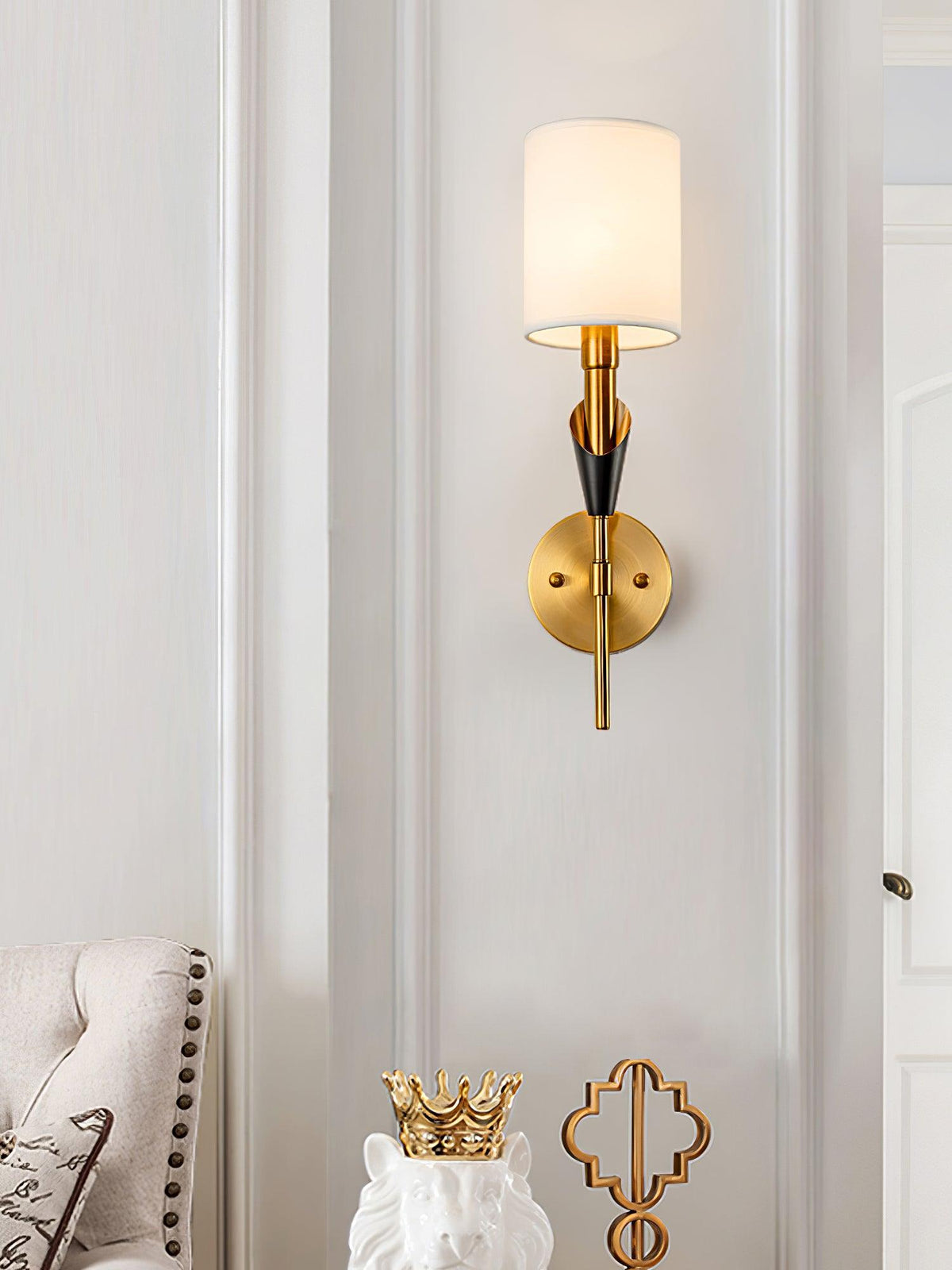 Eurzorira Fabric Wall Light