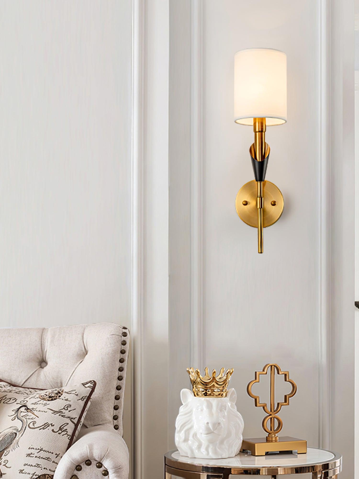 Eurzorira Fabric Wall Light
