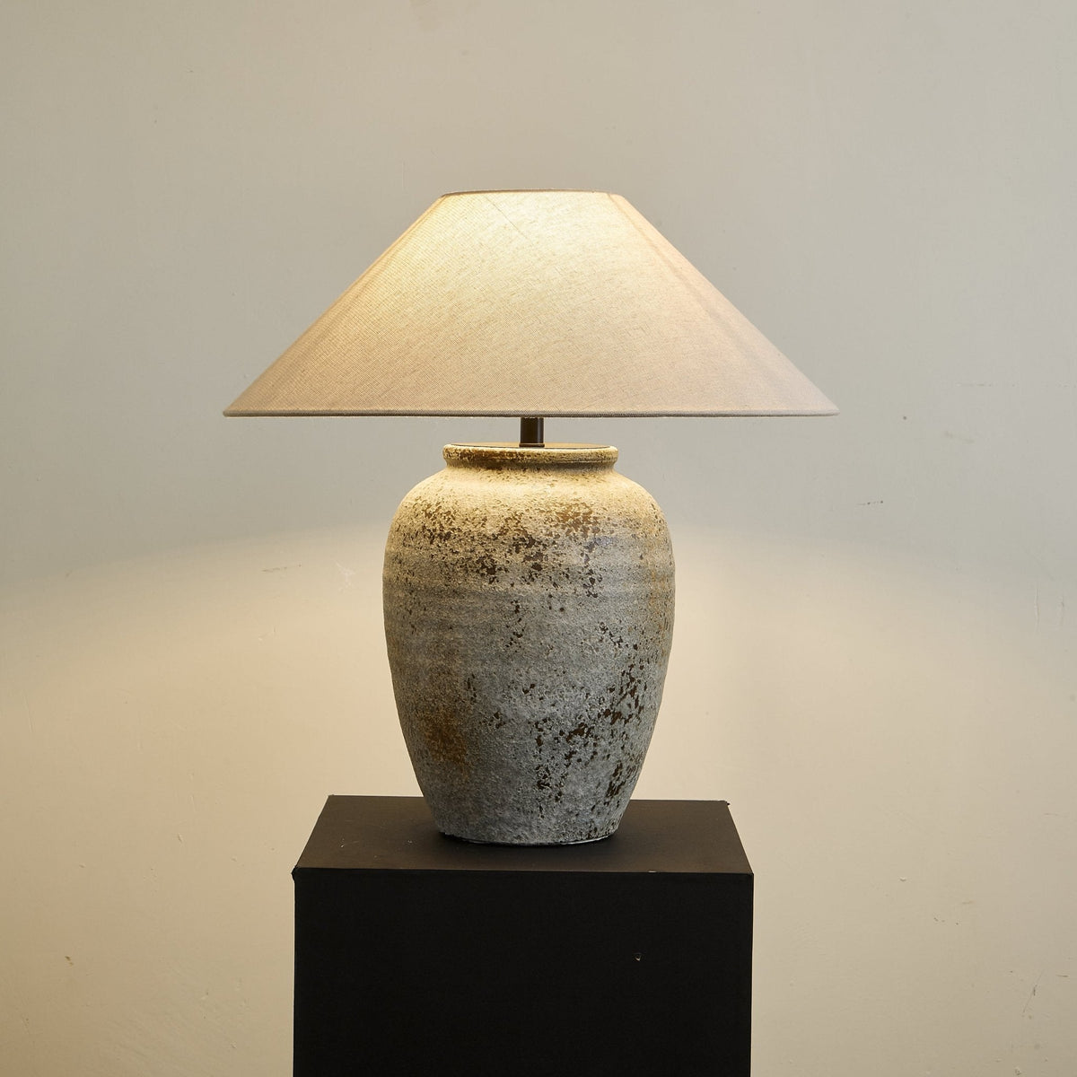 Terra Ceramic & Fabric Table Lamp
