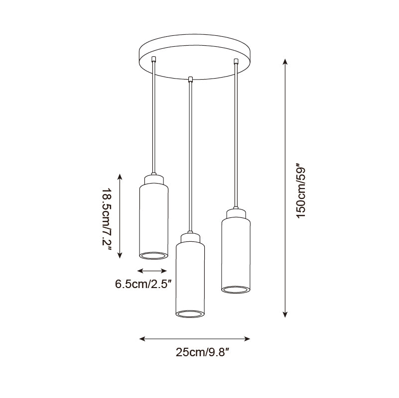 Fioden Minimalist Pendant Light - Neutral Decor