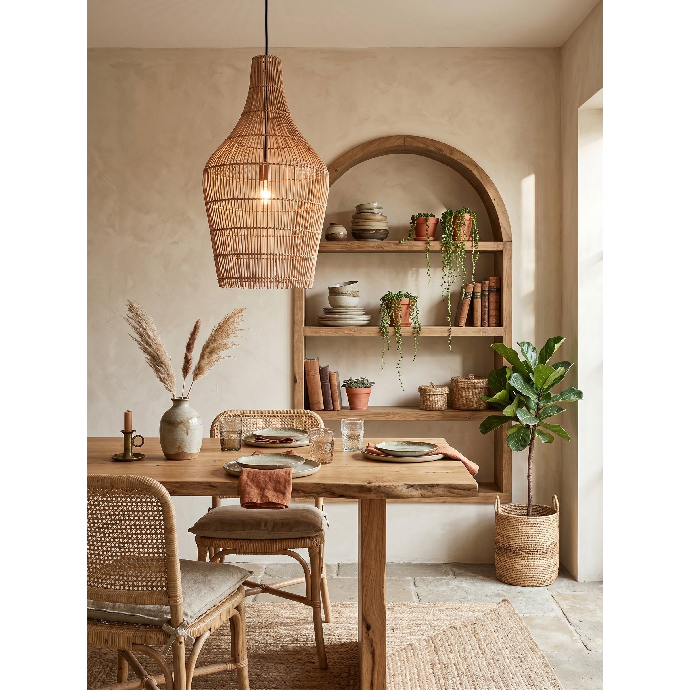 Canerielle Rattan Pendant Lamp