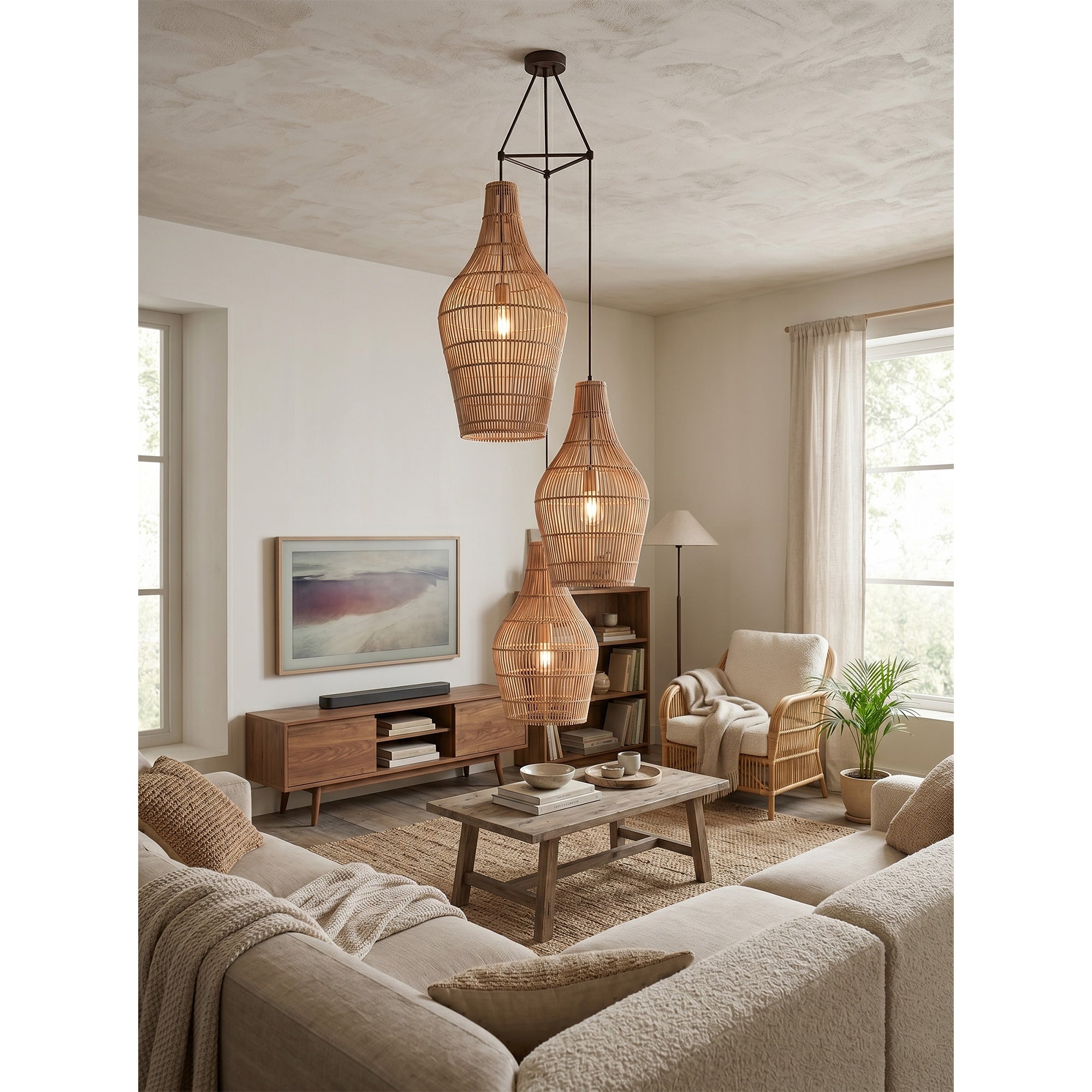 Canerielle Rattan Pendant Lamp