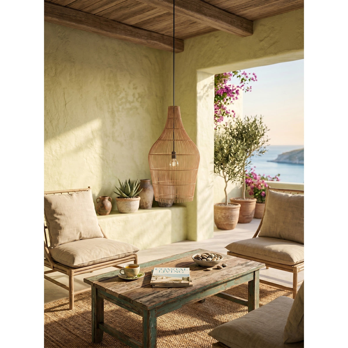 Canerielle Rattan Pendant Lamp