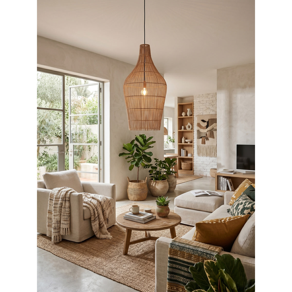 Canerielle Rattan Pendant Lamp