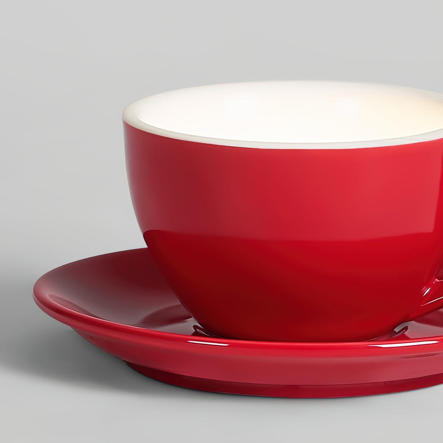 Teacup Ceiling Lamp Red Ceramics - Neutral Decor