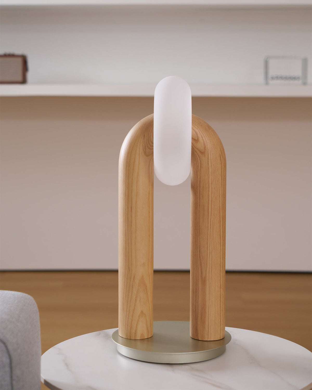Raelix Wood Vintage Table Lamp
