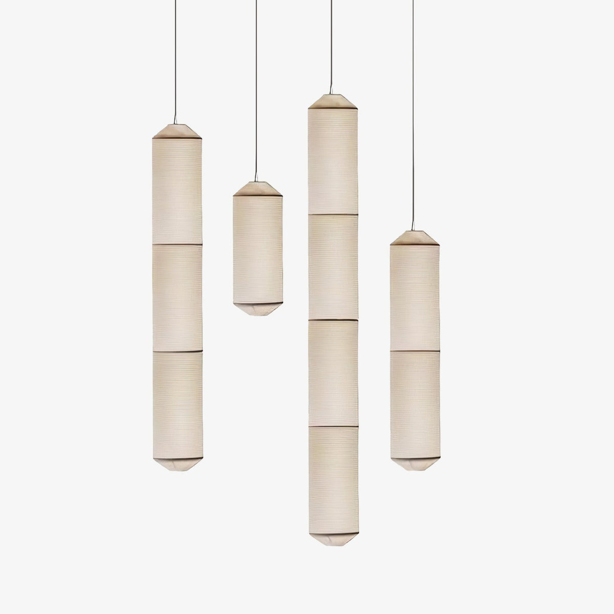 Oren Modern Minimalist Natural Mulberry Silk Pendant Lamp