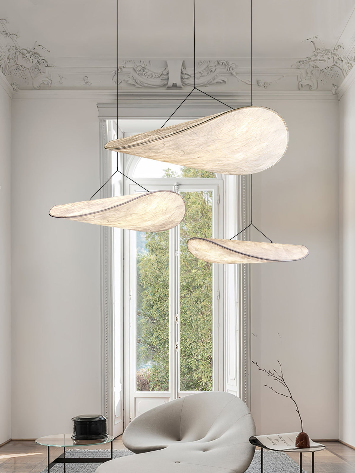 Twist Pendant Contemporary Swag Light