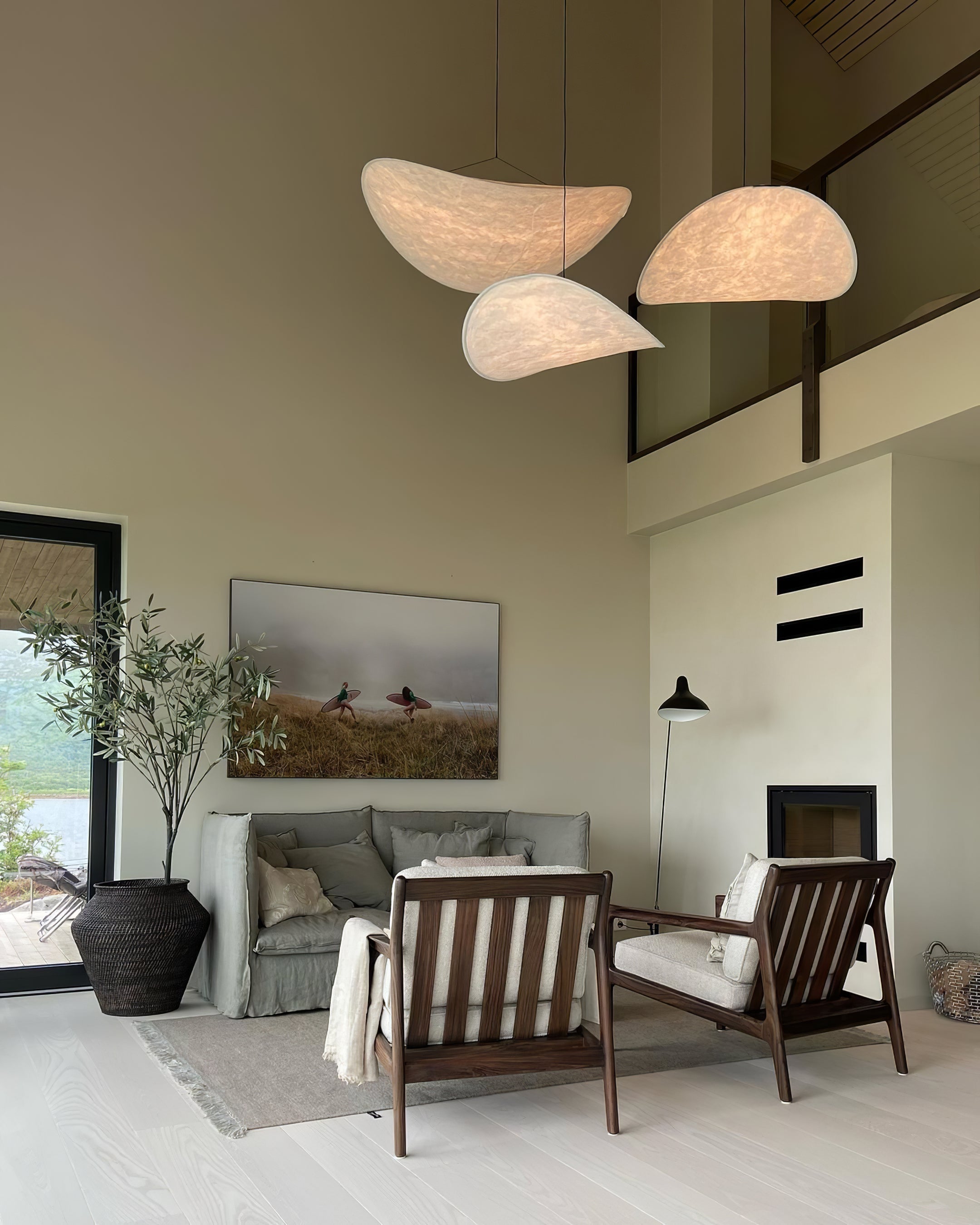 Twist Pendant Contemporary Swag Light