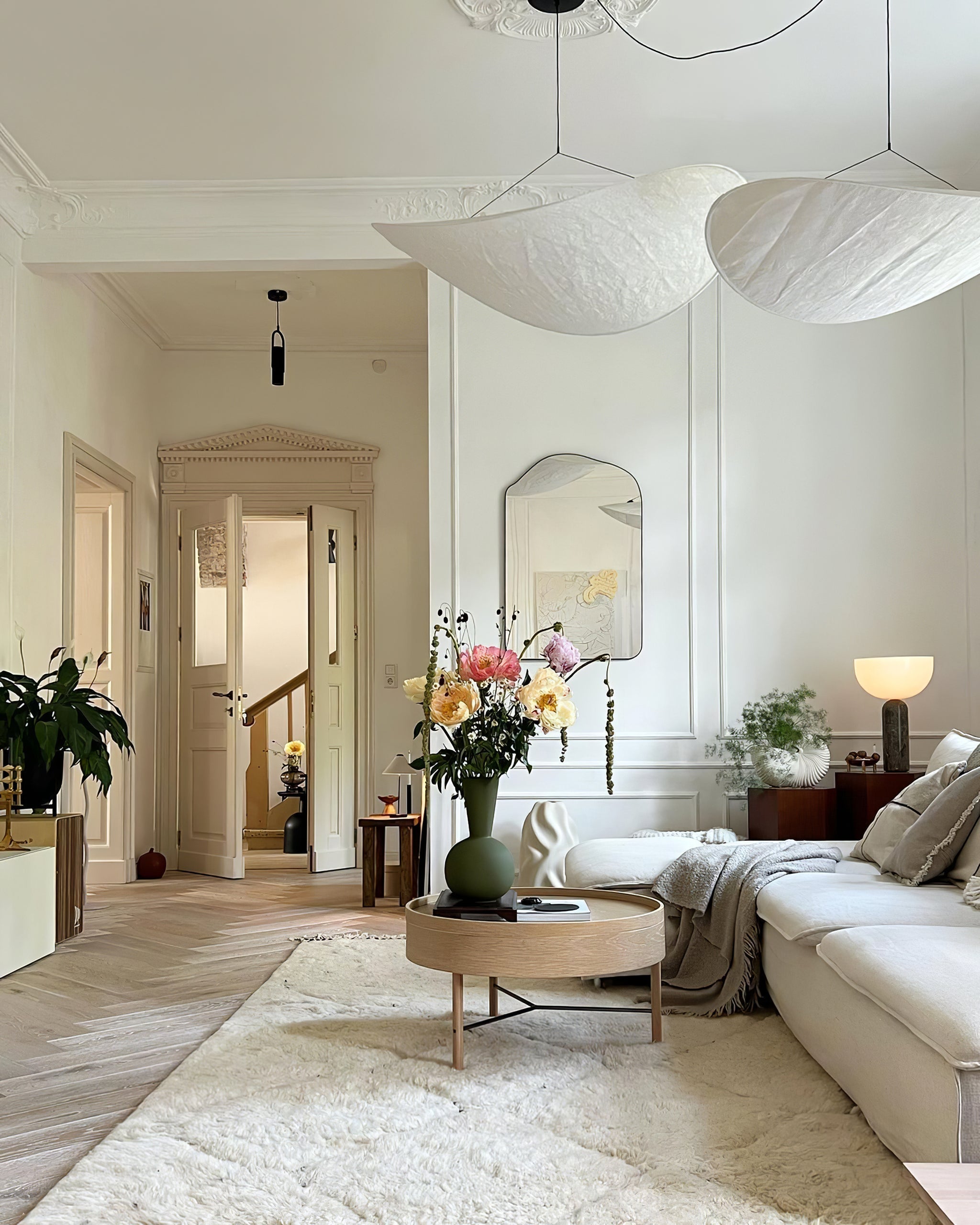 Luminette Minimalist Silk Pendant Light
