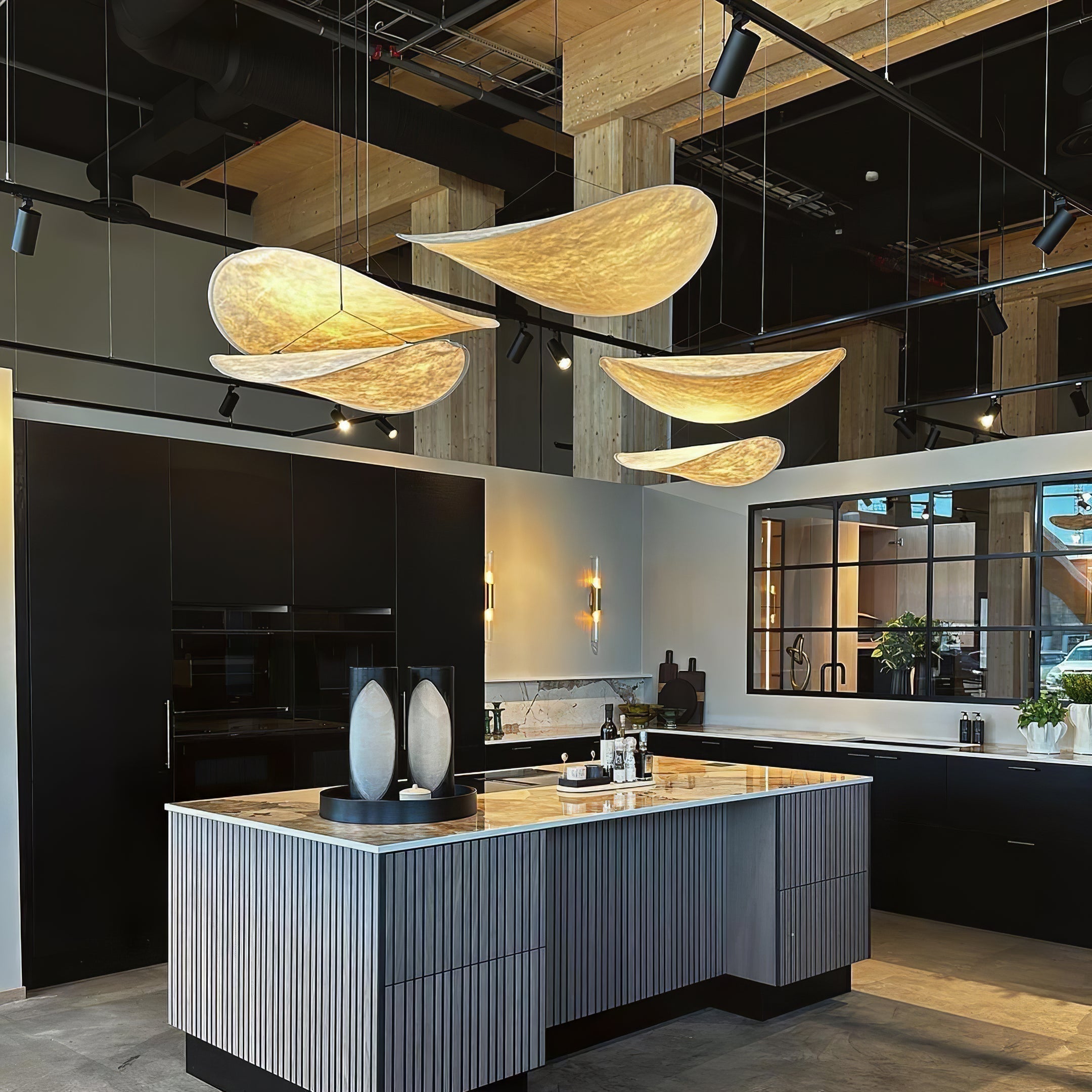 Luminette Minimalist Silk Pendant Light
