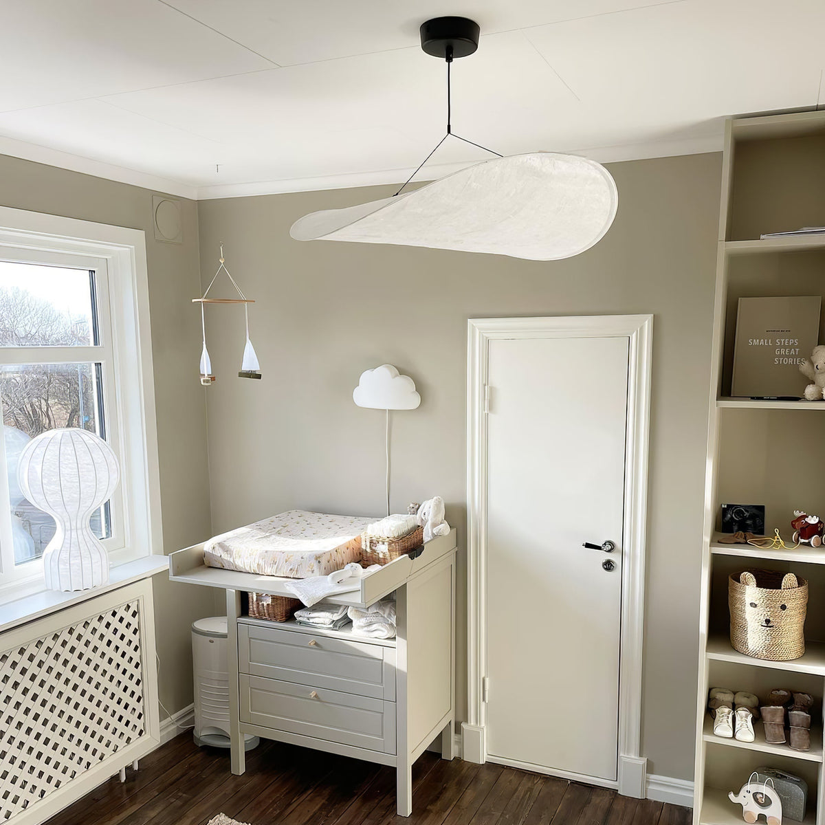 Luminette Minimalist Silk Pendant Light