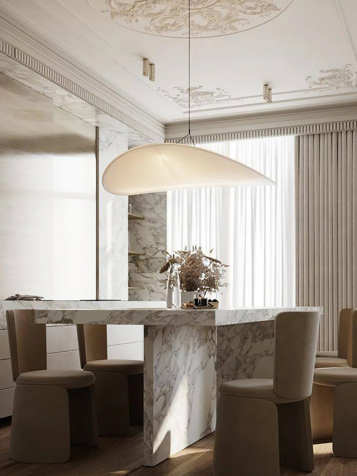 Twist Pendant Contemporary Swag Light