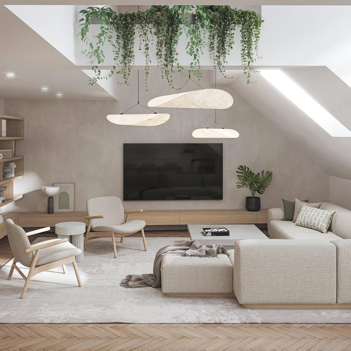 Twist Pendant Contemporary Swag Light