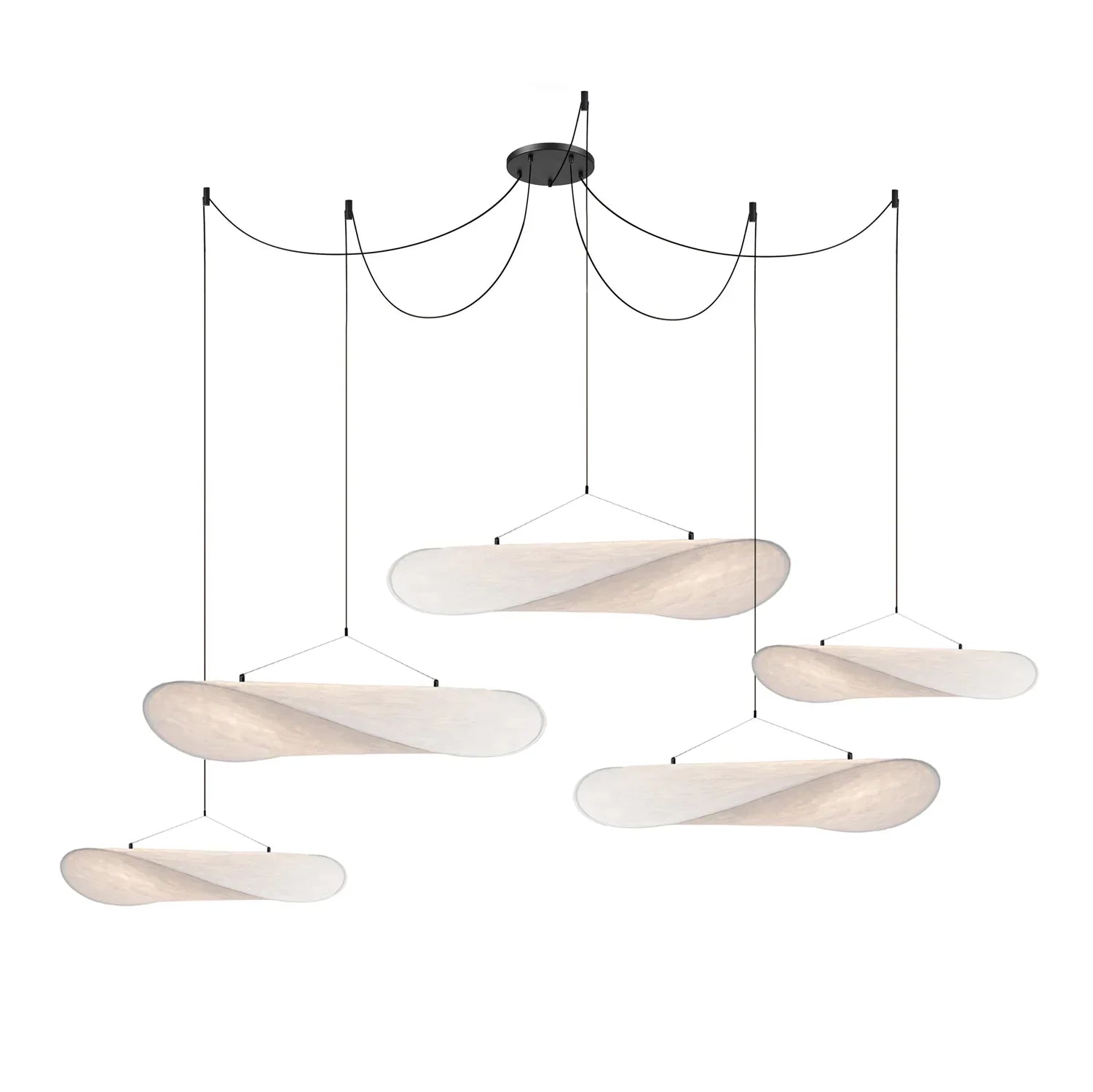 Ritta Vintage Art Deco Pendant Light Silk Art Gallery - Neutral Decor